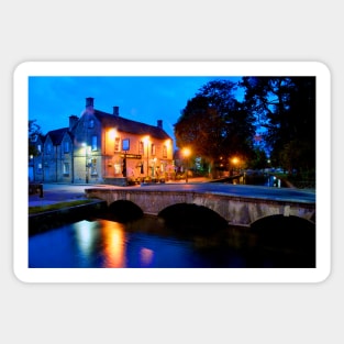 Kingsbridge Inn Bourton on the Water Cotswolds Gloucestershire Sticker